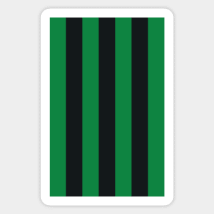 Celtic Retro 2006 Green and Black Striped Away Design Sticker